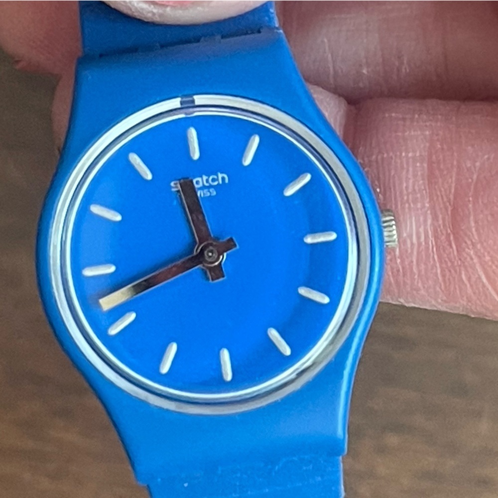 Swatch Vibrant Blue watch
